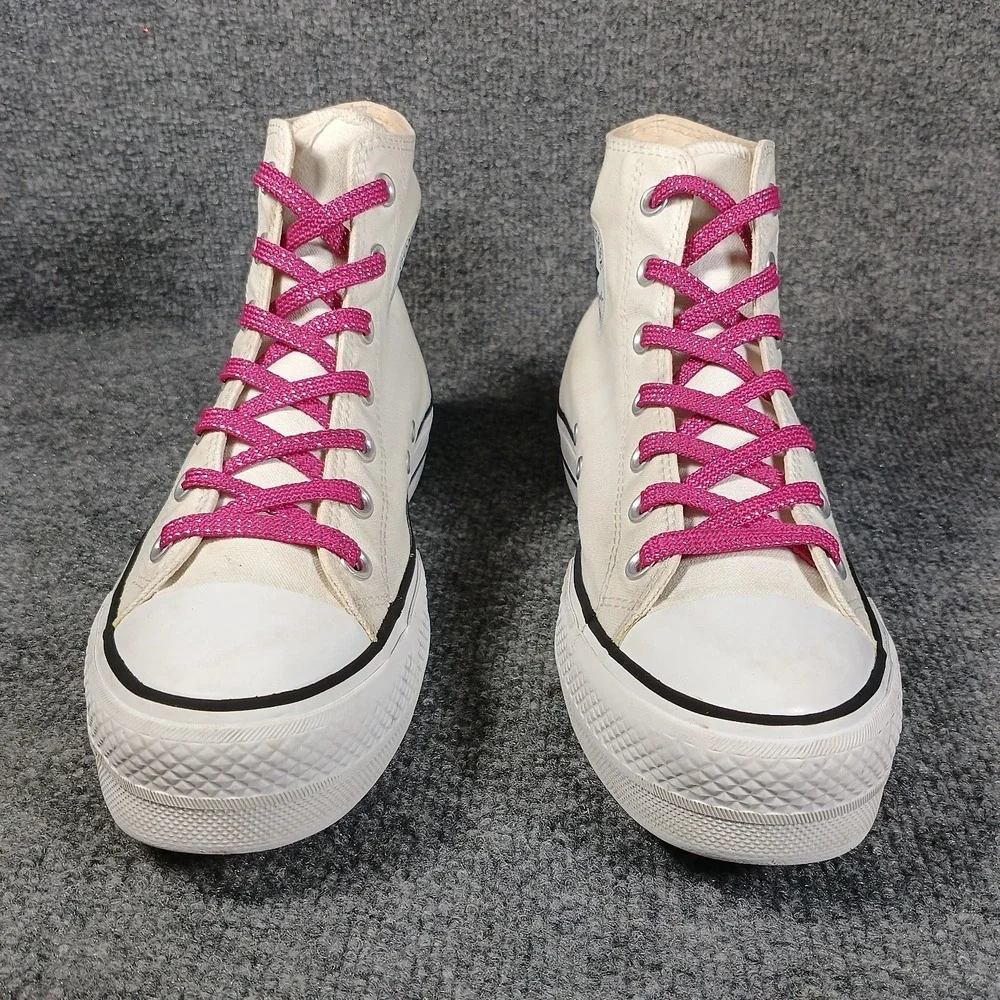 Converse Chuck Taylor All Star Lift High Top Women Size 9 White Canvas Platform